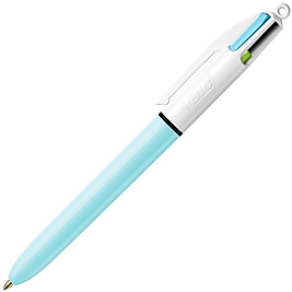 BIC TÜKENMEZ KALEM 4 RENK FUN  MAVİ 982870