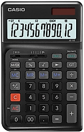 CASIO HESAP MAKİNESİ MASAÜSTÜ JE - 12E - BK - W - DP