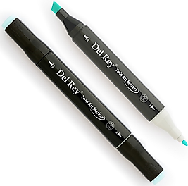 DEL REY GRAFİK MARKÖR TWIN MN-DR143 MINT BLUE