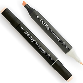 DEL REY GRAFİK MARKÖR TWIN MN-DR132 MILKY WHITE