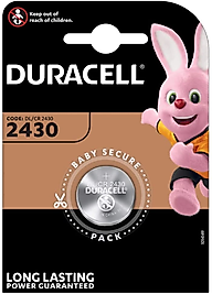DURACELL PİL DÜĞME 3V TEKLİ 2430