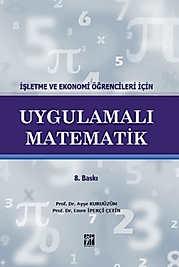 UYGULAMALI MATEMATİK - A.KURUÜZÜM & EMRE İPEKÇİ (Gazi)