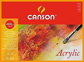 CANSON AKRİLİK BOYA BLOĞU 36x48 400 GR 10 SF 200807410