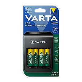 VARTA LCD PLUG ŞARJ ALETİ (4*2100 MH PİL HEDİYELİ) 57687101441