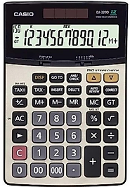 CASIO HESAP MAKİNESİ MASAÜSTÜ DJ - 220 PLUS 12 Hane