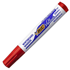 BIC BEYAZ TAHTA KALEMİ VELLEDA ECO 1701  KIRMIZI 904939