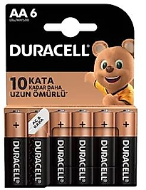 DURACELL PİL 6 LI AA KALEM