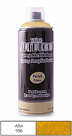 ARTDECO SPREY BOYA AKRİLİK 400 ML ALTIN Y-400-990