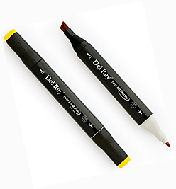 DEL REY GRAFİK MARKÖR TWIN MN-DR032 DEEP YELLOW