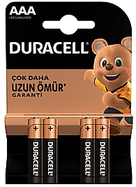 DURACELL PİL 4 LÜ AAA İNCE KALEM