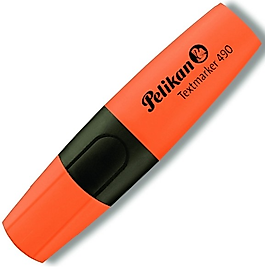 KESKİN PELİKAN FOSFORLU KALEM NEON TURUNCU 10 LU KUTU 490 P-814119