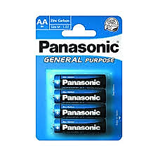 PANASONIC MANGANEZ 1,5 Volt Kalem Pil 4'lü Blister ( R6BE/4BP)