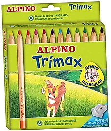 ALPINO KURU BOYA 12 Lİ TRIMAX JUMBO AL-11