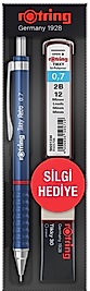 ROTRİNG VERSATİL KALEM TIKKY RETRO OKUL SETİ 0.7 MAVİ RO-RK07-MAVİ