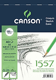 CANSON RESİM VE ÇİZİM BLOĞU 1557 A5 120 GR 40 YP FCNS12040A5US