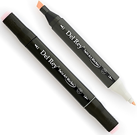 DEL REY GRAFİK MARKÖR TWIN MN-DR196 PALE PINK LIGHT
