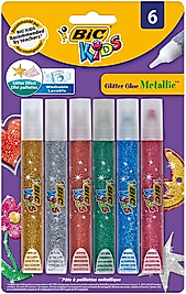 BIC YAPIŞTIRICI SİMLİ METALİK 6 LI 893269