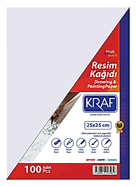 KRAF RESİM KAĞIDI 25x35cm 100 LÜ