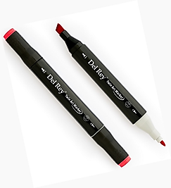 DEL REY GRAFİK MARKÖR TWIN MN-DR004 VIVID RED