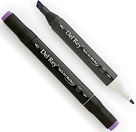 DEL REY GRAFİK MARKÖR TWIN MN-DR083 LAVENDER
