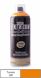 ARTDECO SPREY BOYA AKRİLİK 400 ML TURUNCU Y-400-250