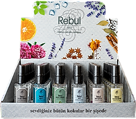 REBUL KOLONYA 50 ML SPREYLİ 36 LI STAND TM02630