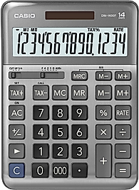 CASIO HESAP MAKİNESİ MASAÜSTÜ DM - 1400F 14 Hane