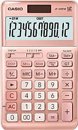 CASIO HESAP MAKİNESİ MASAÜSTÜ JF - 120FM - PK