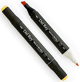 DEL REY GRAFİK MARKÖR TWIN MN-DR036 CREAM
