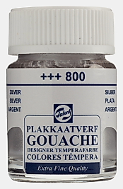 Talens Metalik Guaj Boya 16 ML 800 - Silver