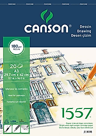 CANSON RESİM VE ÇİZİM BLOĞU 1557 A3 180 GR 20 YP FCNS18020A3US