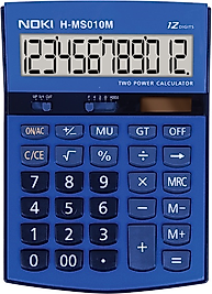 NOKİ HESAP MAKİNESİ 12 HANE H-MS010M MAVİ
