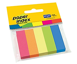 KRAF INDEX KAĞIT 15x50MM 5 RENK X 100YP 1550
