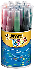 BIC KEÇELİ KALEM VISA FIRÇA UÇ 18 RENK 828965