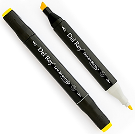 DEL REY GRAFİK MARKÖR TWIN MN-DR035 LEMON YELLOW