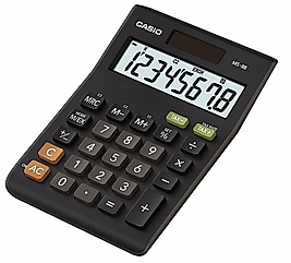 CASIO HESAP MAKİNESİ MASAÜSTÜ MS-8B-F 8 HANE