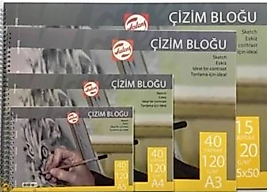 TALENS ÇİZİM DEFTERİ 35 x 50 - 120 GR - 15 YP - SPİRALLİ
