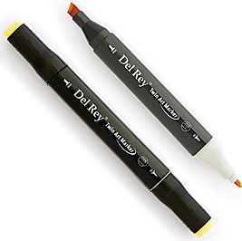 DEL REY GRAFİK MARKÖR TWIN MN-DR163 GREEN BICE