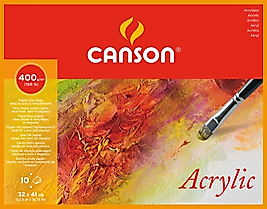 CANSON AKRİLİK BOYA BLOĞU 32x41 400 GR 10 SF 200807409