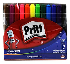 PRITT KEÇELİ KALEM JUMBO 12 RENK 1687975