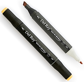 DEL REY GRAFİK MARKÖR TWIN MN-DR101 YELLOW OCHRE