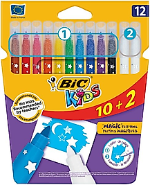 BIC KEÇELİ KALEM KIDS COLOUR-ERASE 10+2 920295