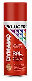 KLUGER DYNAMO Akrilik  400 Ml. Sprey Boya Makina Kır. RAL 2002 - (140)