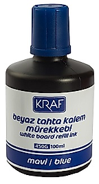 KRAF BEYAZ TAHTA KALEM MÜREKKEBİ 100ml 450G MAVİ