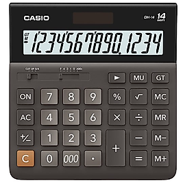 CASIO HESAP MAKİNESİ MASAÜSTÜ DH - 14 14 Hane