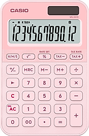 CASIO HESAP MAKİNESİ MASAÜSTÜ MS-20YC-LP-W-DP
