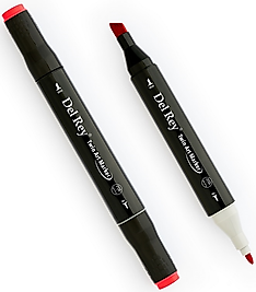 DEL REY GRAFİK MARKÖR TWIN MN-DR012 CORAL RED