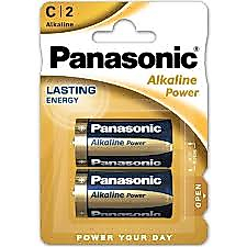 PANASONIC ALKALIN POWER 1,5 Volt Orta Pil 2'li (LR14APB/2BP)