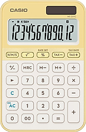 CASIO HESAP MAKİNESİ MASAÜSTÜ MS-20YC-LY-W-DP