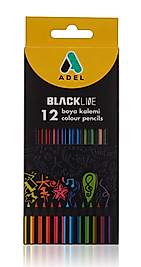 Adel Blackline Boya Kalemi 12 Renk